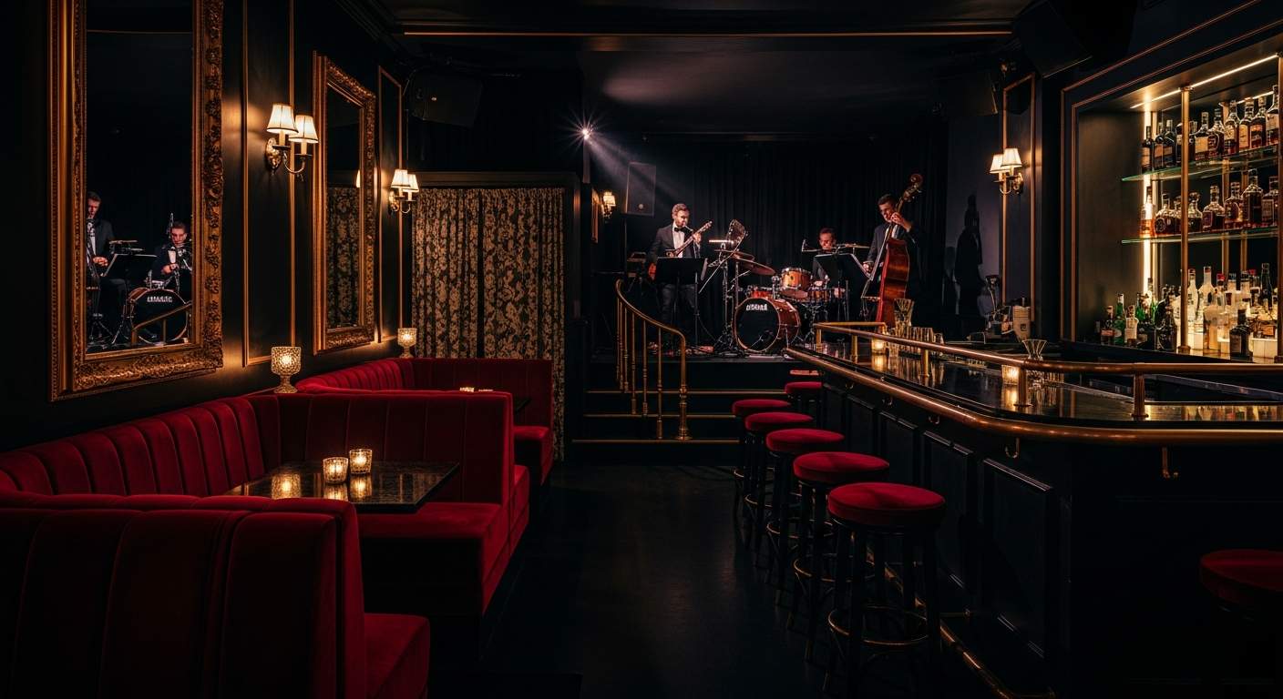 The Black Garter Interior